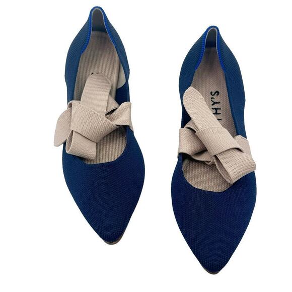 Rothy's The Slip-On Mary Jane Flat in Sapphire Deep Blue Size W6.5 - Picture 8 of 11